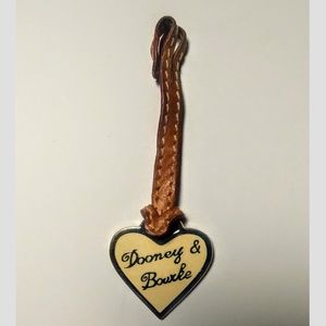 Dooney & Bourke Yellow Hangtag Leather and Metal